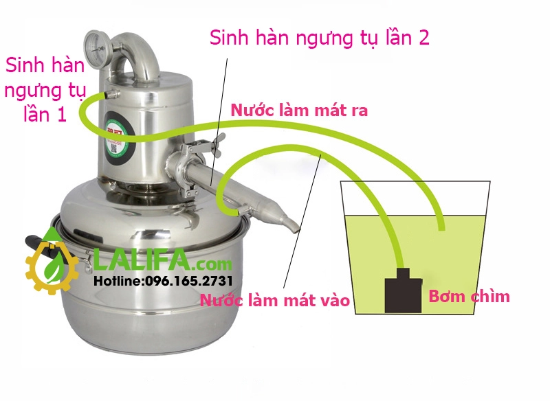 Nồi chưng cất dung tích 15 lít